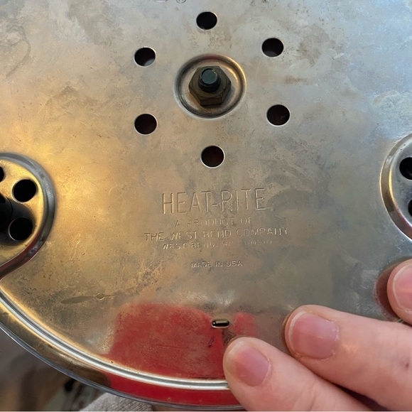 Vintage Stoneware Pot With Heating Pad - Picture 11 of 14